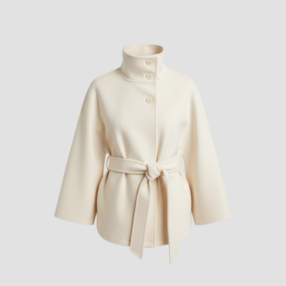 Nuria · Abrigo de Cuello Alto para Mujer