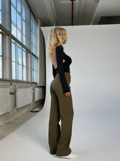 Zoe·Pantalones rectos entallados para mujer para un look pulido y diario